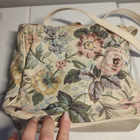 Source Unknown Floral Tapestry Shoulder Bag - Picture 6 of 6